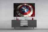 Captain America Glass Wall Art.