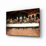 Quadro in vetro L'Ultima Cena Remastered - 72x46 cm