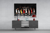 NBA All Stars Glass Wall Art.