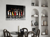 NBA All Stars Glass Wall Art.