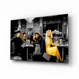 Marilyn Elvis Humphrey - Cafe Glass Wall Art.