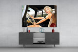 Marilyn Monroe Glass Wall Art.