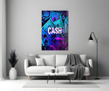 Cash Glass Wall Art.