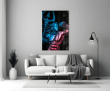 Har Har Mahadev Glass Wall Art.