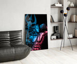 Har Har Mahadev Glass Wall Art.