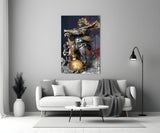 Ape King Glass Wall Art.