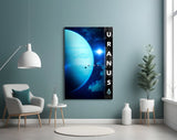 Uranus Glass Wall Art.