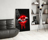 No Pain No Gain Glass Wall Art.