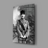 Ataturk  Glass Wall Art.