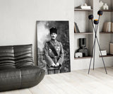 Ataturk  Glass Wall Art.