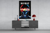 Music Glass Wall Art.