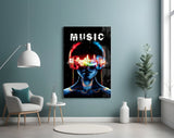 Music Glass Wall Art.