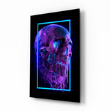Skull Glass Wall Art