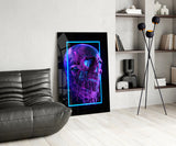 Skull Glass Wall Art.