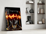 Frequency Glass Wall Art.