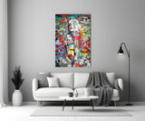 Graffiti Glass Wall Art.