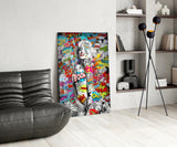 Graffiti Glass Wall Art.