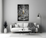 Ganesha Glass Wall Art.