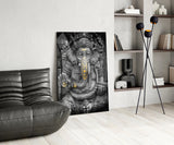 Ganesha Glass Wall Art.