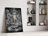 Ganesha Glass Wall Art.