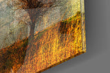Autumn Trees Glass Wall Art.