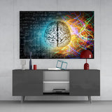 Brain Glass Wall Art