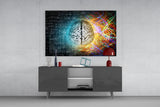 Brain Glass Wall Art.