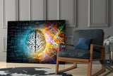Brain Glass Wall Art.