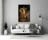 Jesus Glass Wall Art.