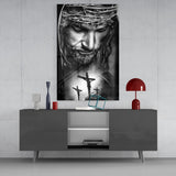 Jesus Glass Wall Art