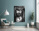 Jesus Glass Wall Art.