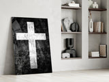 Cross Glass Wall Art.