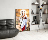 Jesus Glass Wall Art.