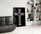 Cross Glass Wall Art.