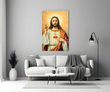 Jesus Glass Wall Art.