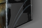 Lion Glass Wall Art.