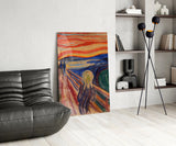 "Scream" Glass Wall Art.