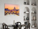 St. Peter's Basilica Glass Wall Art.