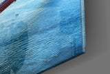 Golden Gate Bridge Glass Wall Art.