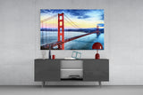 Golden Gate Bridge Glass Wall Art.