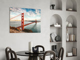 Golden Gate Bridge Glass Wall Art.