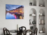 Nyhavn Glass Wall Art.