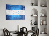 Flag of Honduras Glass Wall Art.