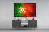 Flag of Portugal Glass Wall Art.