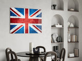 Flag of the United Kingdom Glass Wall Art.
