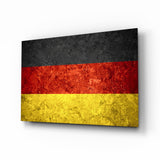 Flag of Germany Glass Wall Art.
