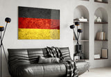 Flag of Germany Glass Wall Art.