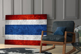 Flag of Tayland Glass Wall Art.