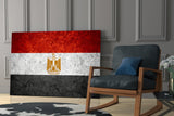 Flag of Egypt Glass Wall Art.