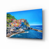 Manarola Glass Wall Art.